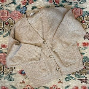 Alpaca Cream Colored Cardiagn